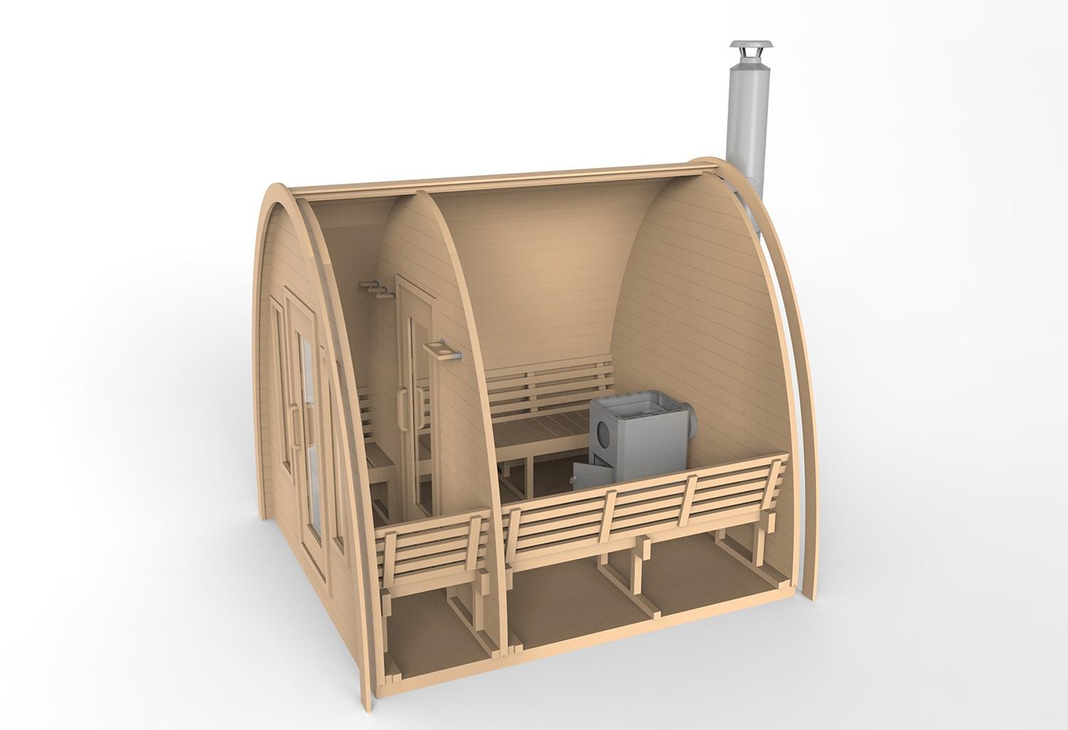 |Sauna extérieur en forme d'igloo AG-001A|