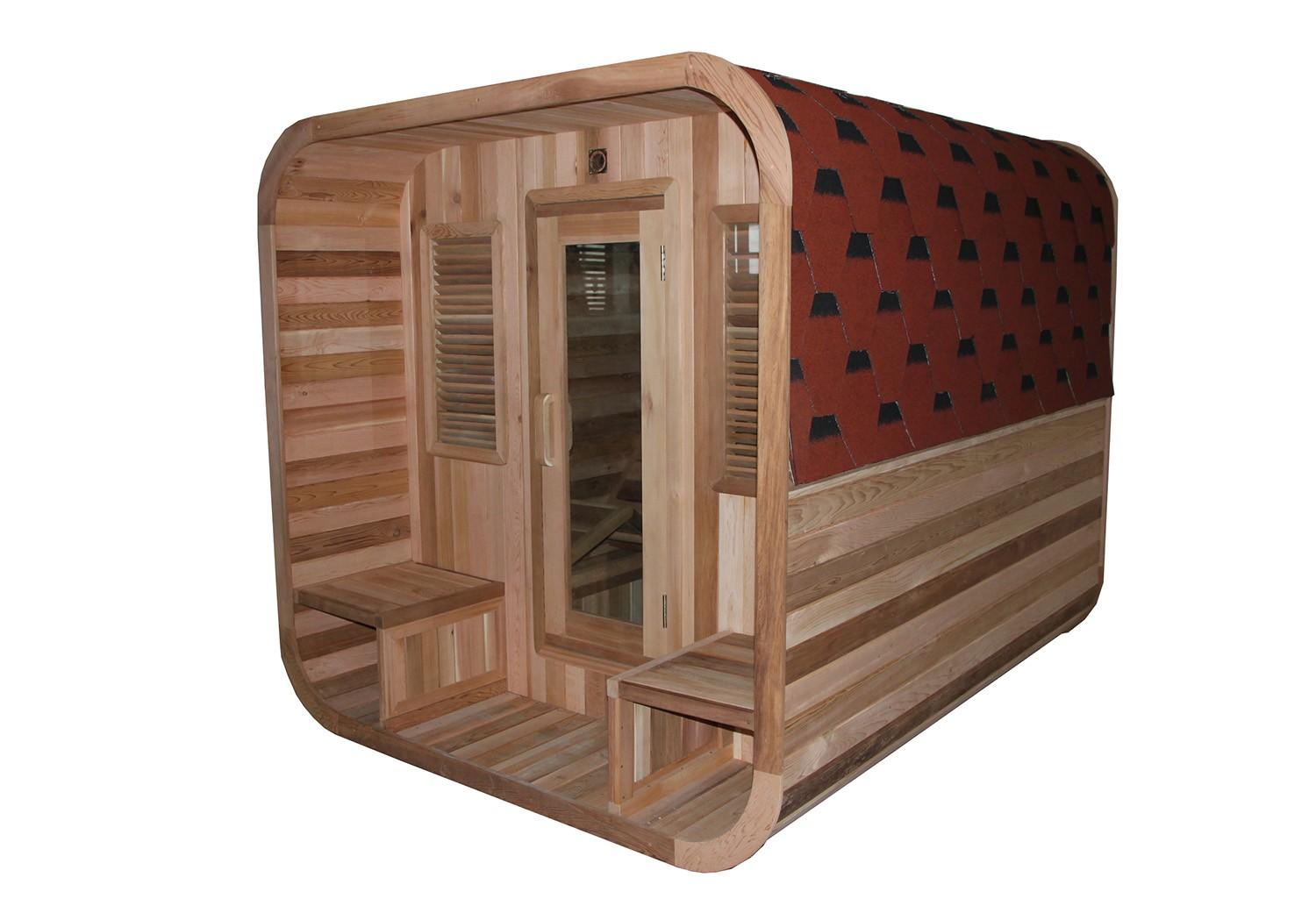 |Sauna extérieur en forme de Modern Cube AP-001A|