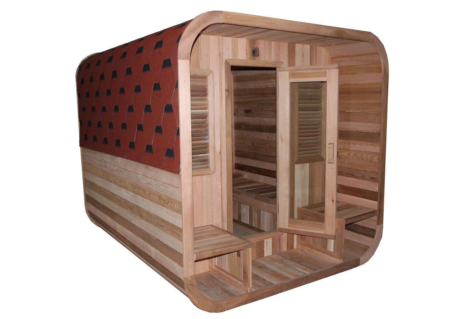 |Sauna extérieur en forme de Modern Cube AP-001A|