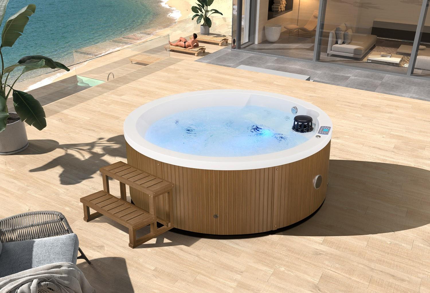 Spa jacuzzi extérieur Mirage "low cost"