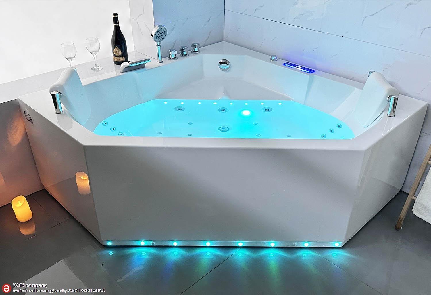 Baignoire balnéo jacuzzi SIROS