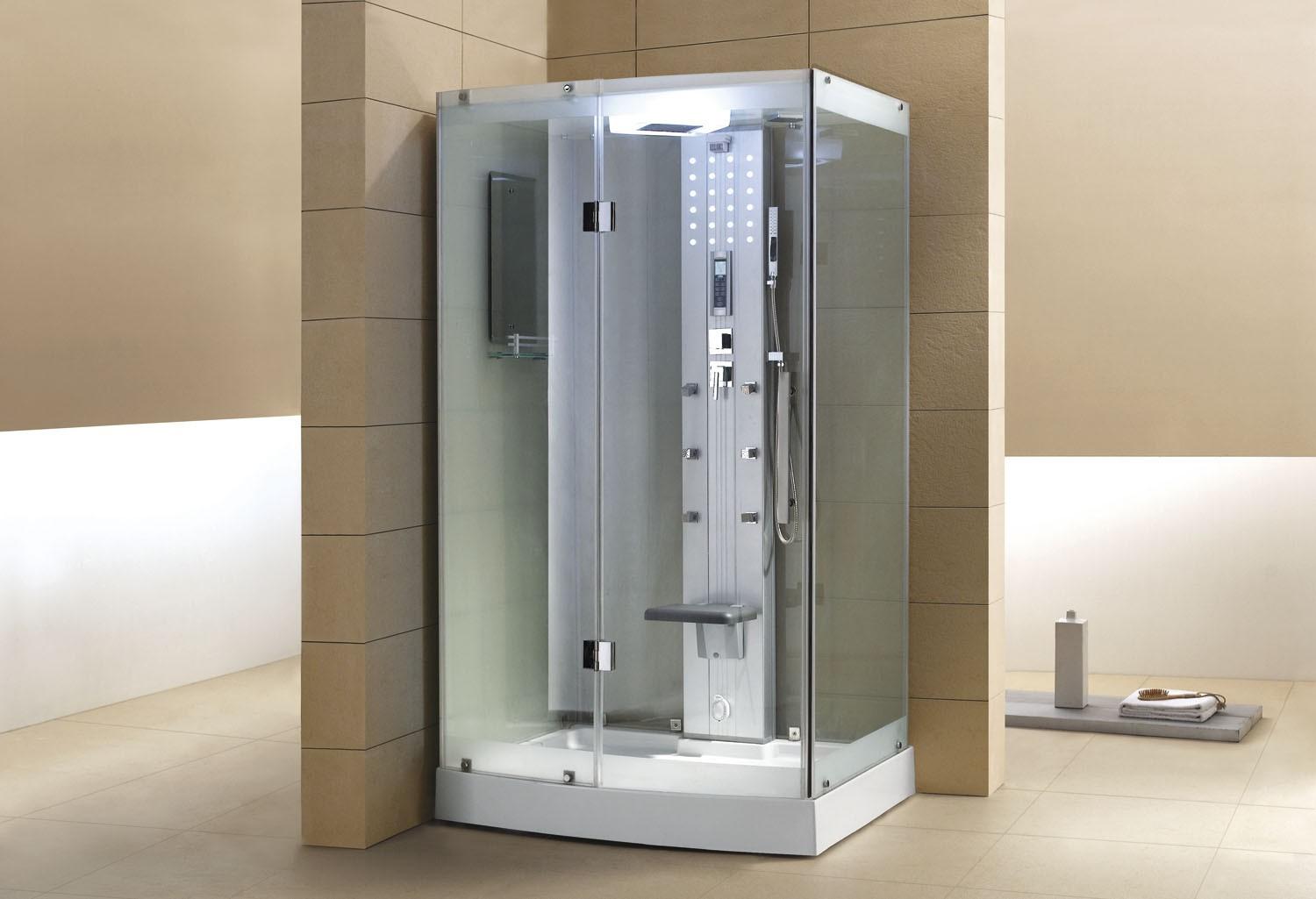 Cabine de douche hydromassante avec hammam AS-001A