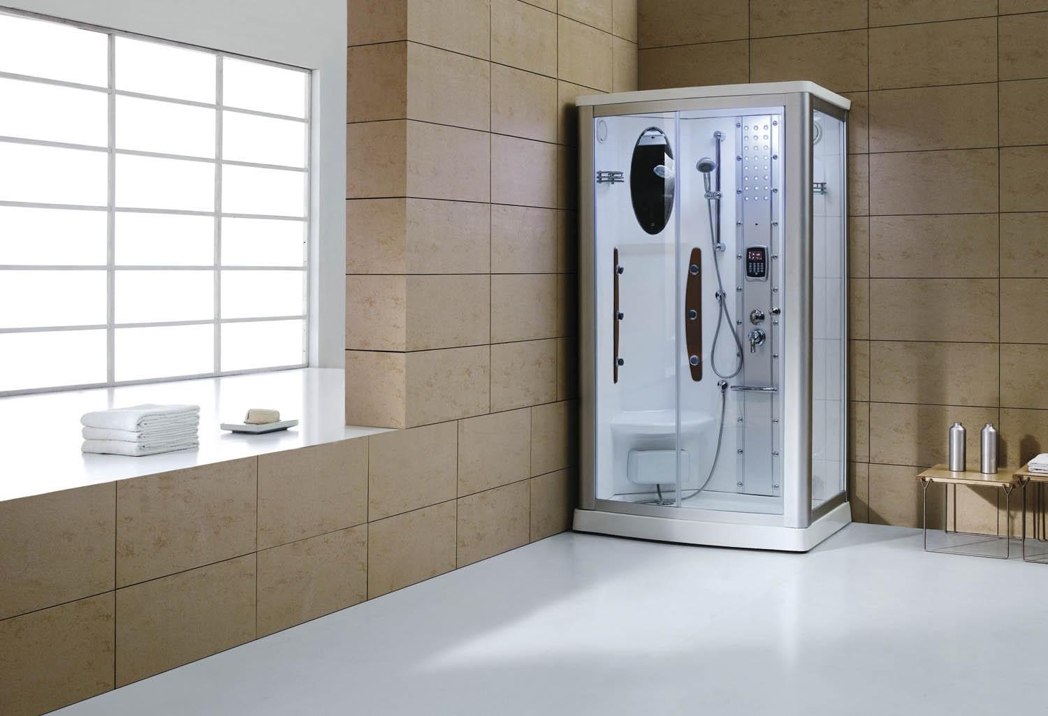 Cabine de douche hydromassante avec hammam AS-013