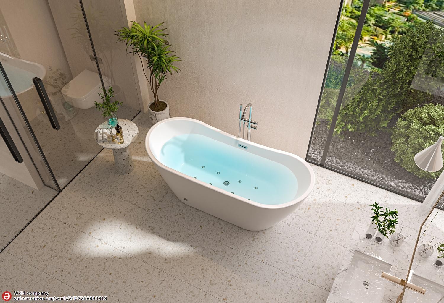 *Baignoire balnéo design ANAFE