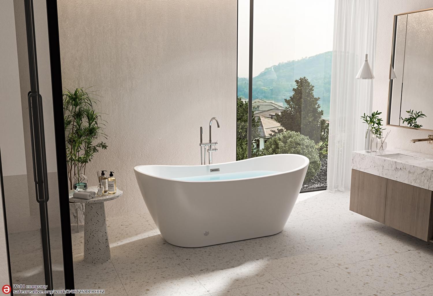 *Baignoire balnéo design ANAFE