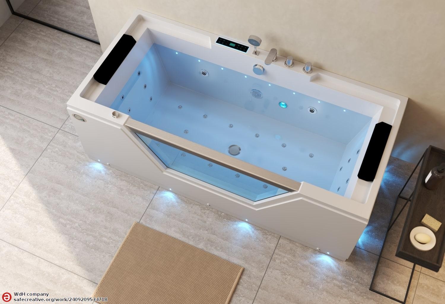 Baignoire balnéo jacuzzi HIDRA