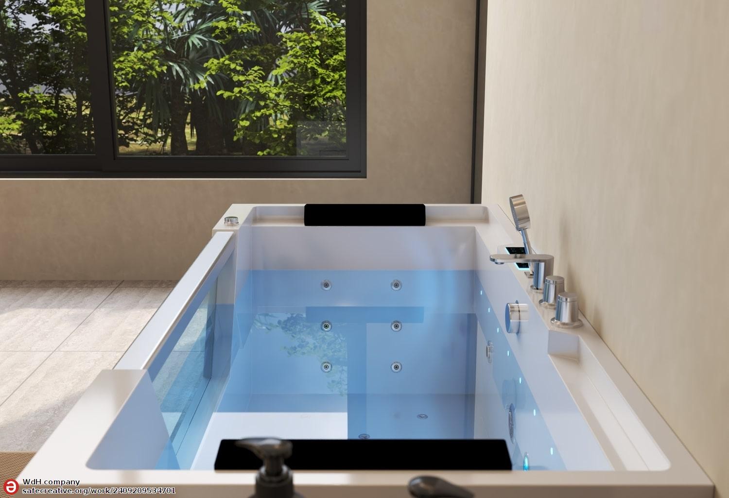 Baignoire balnéo jacuzzi HIDRA