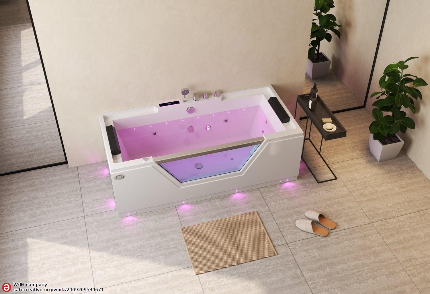 Baignoire balnéo jacuzzi HIDRA