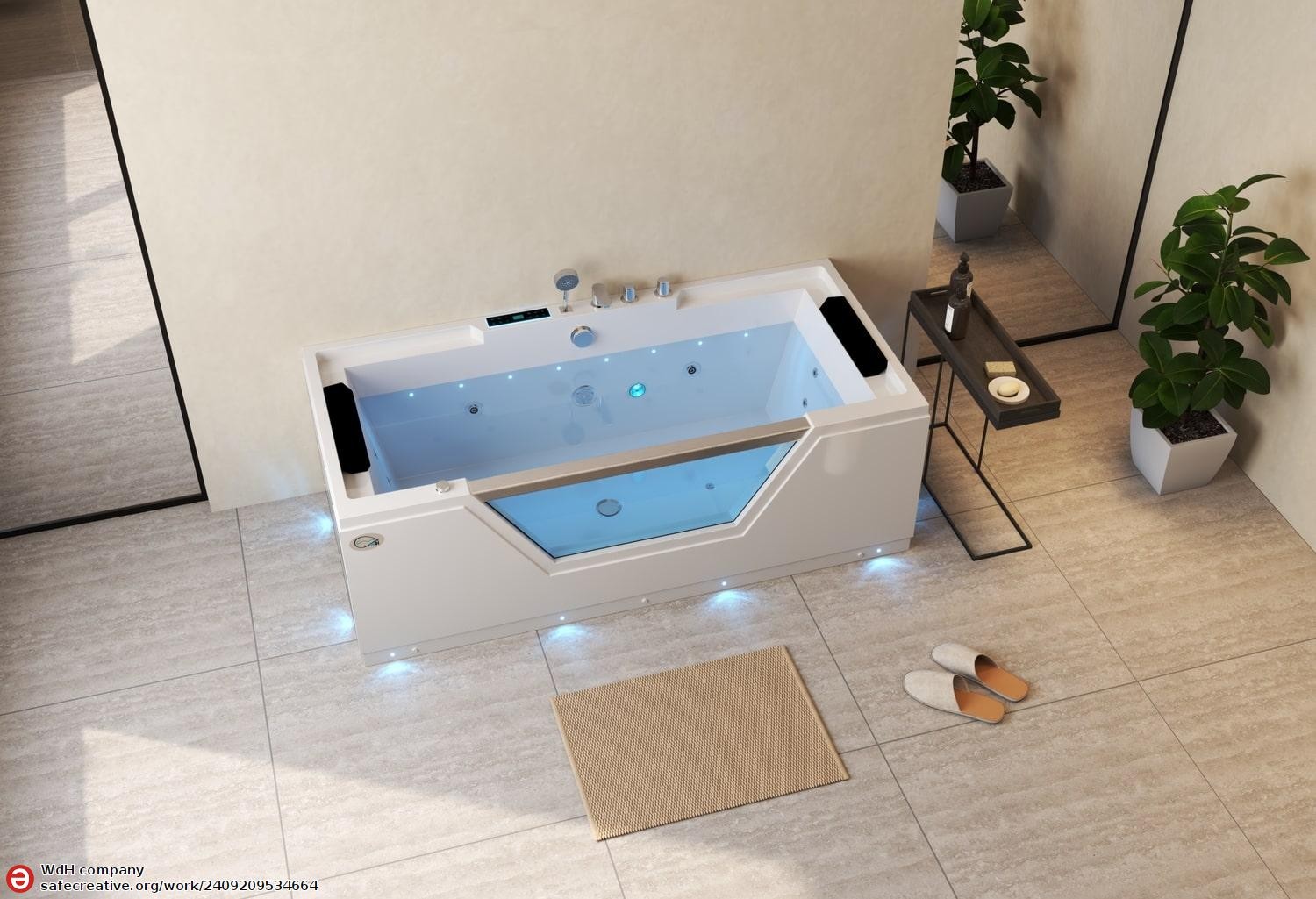 Baignoire balnéo jacuzzi HIDRA