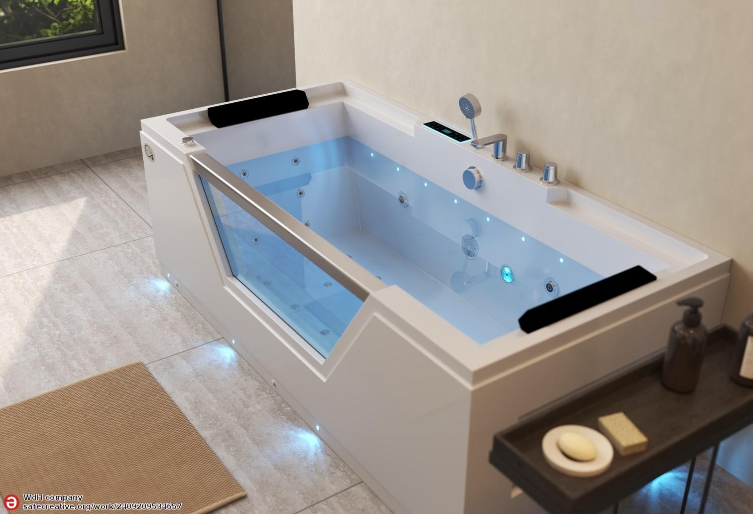 Baignoire balnéo jacuzzi HIDRA