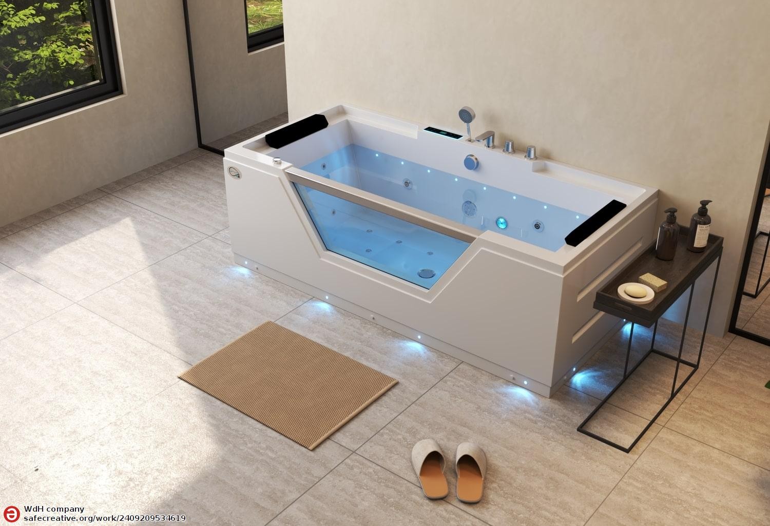 Baignoire balnéo jacuzzi HIDRA