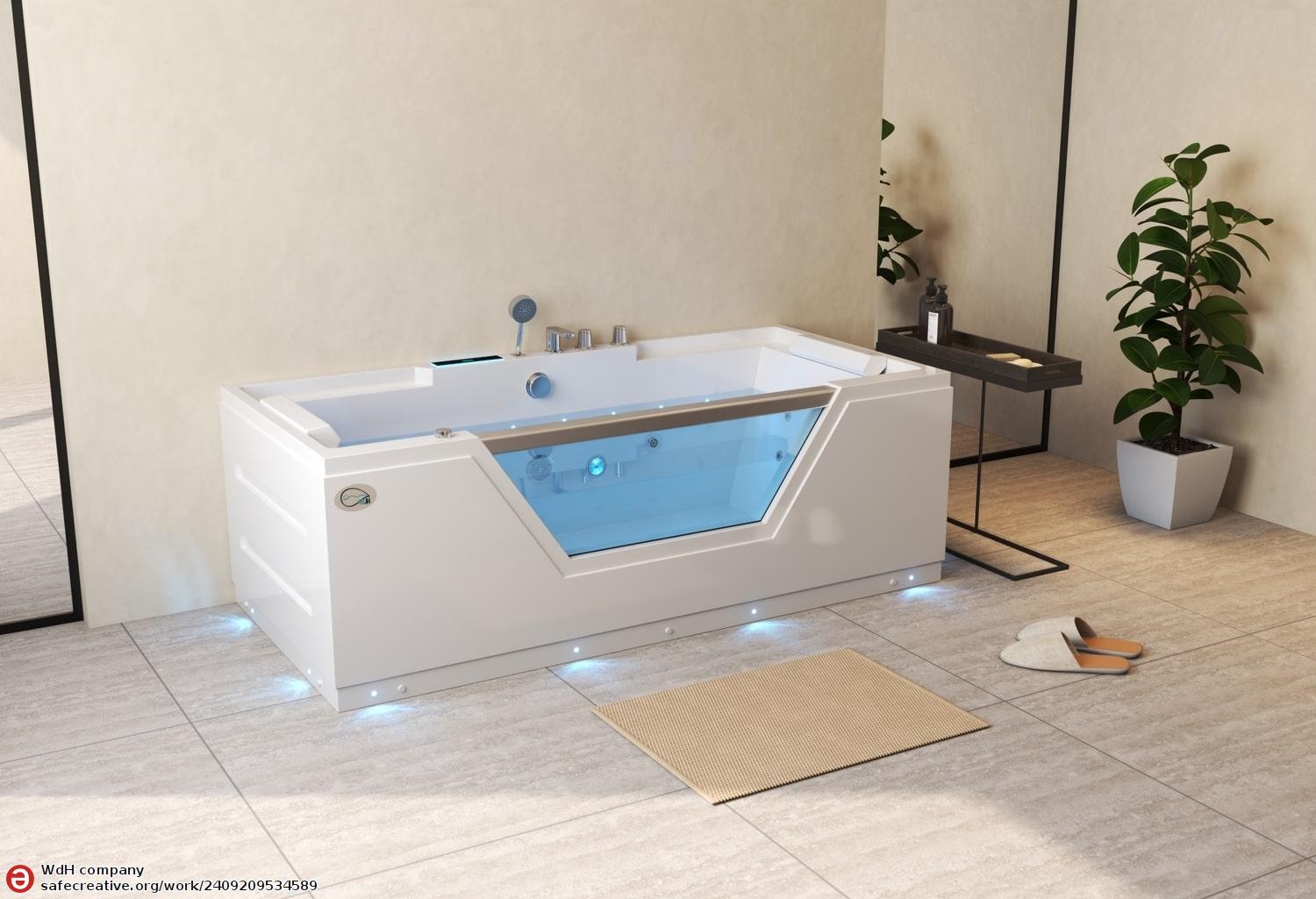 Baignoire balnéo jacuzzi HIDRA