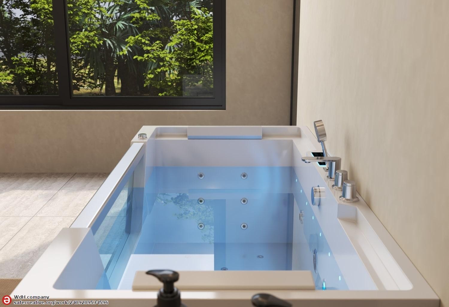 Baignoire balnéo jacuzzi HIDRA