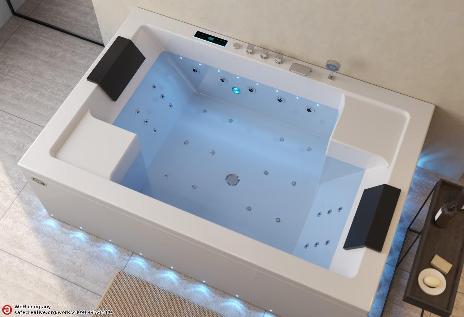 Baignoire balnéo jacuzzi ITACA