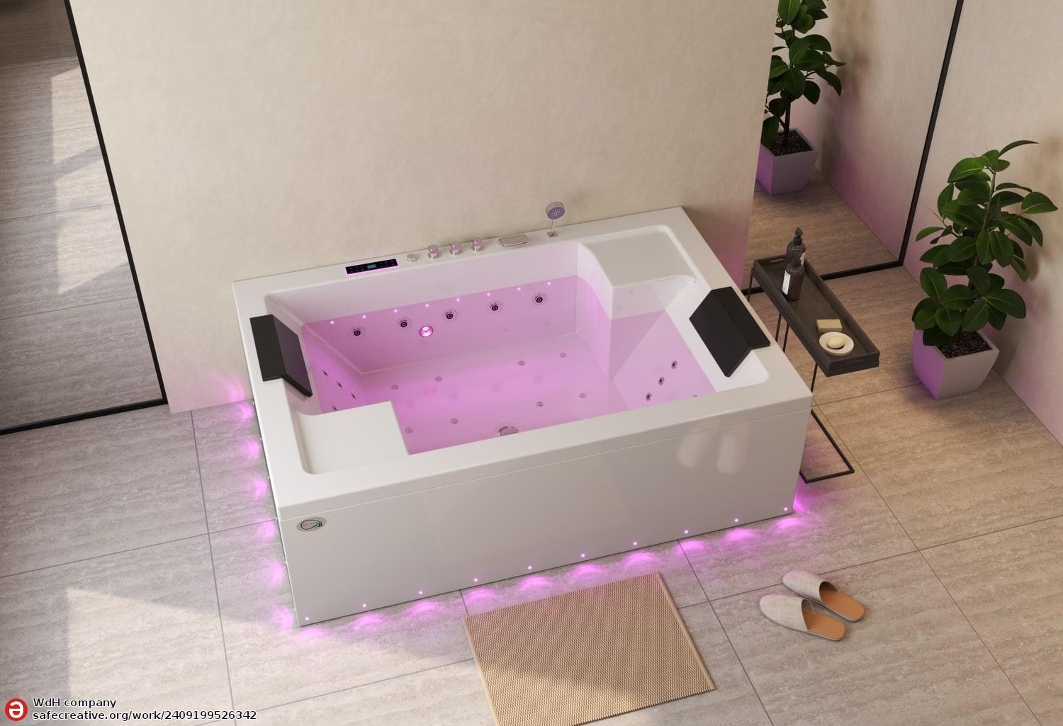 Baignoire balnéo jacuzzi ITACA