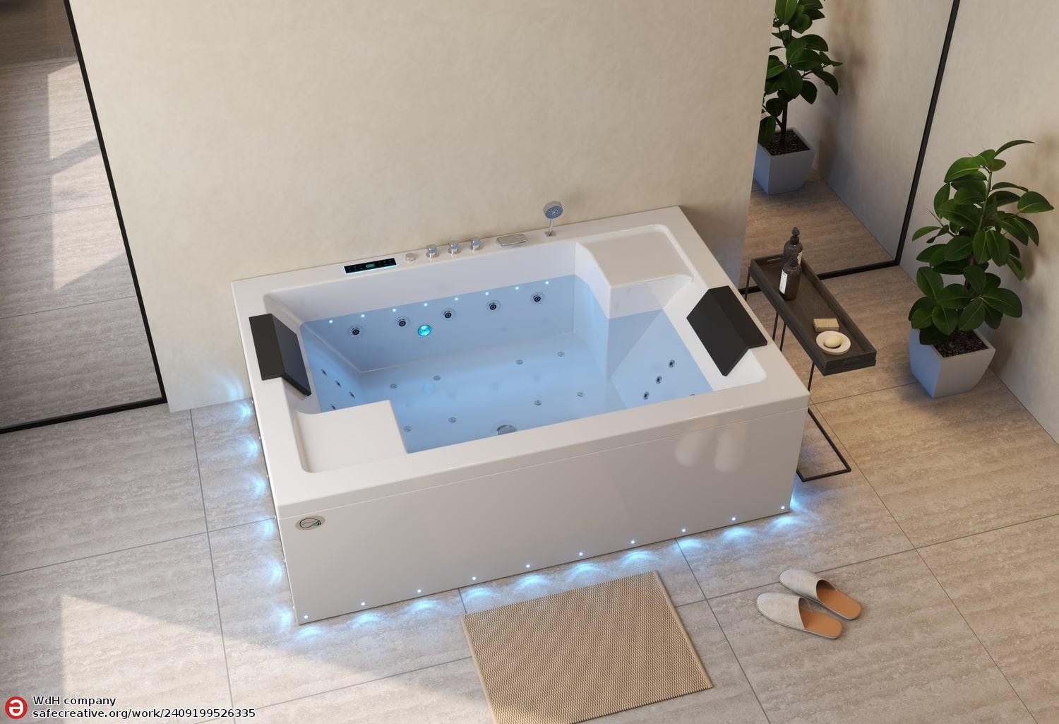 Baignoire balnéo jacuzzi ITACA