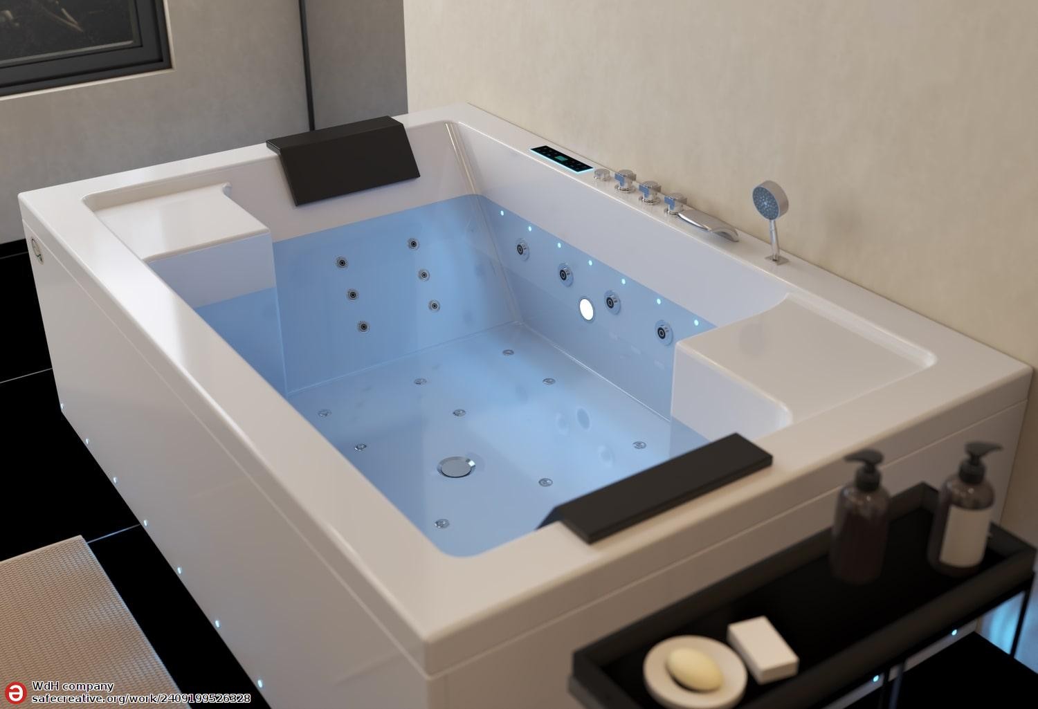 Baignoire balnéo jacuzzi ITACA