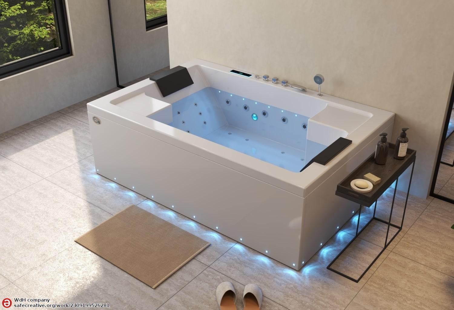 Baignoire balnéo jacuzzi ITACA