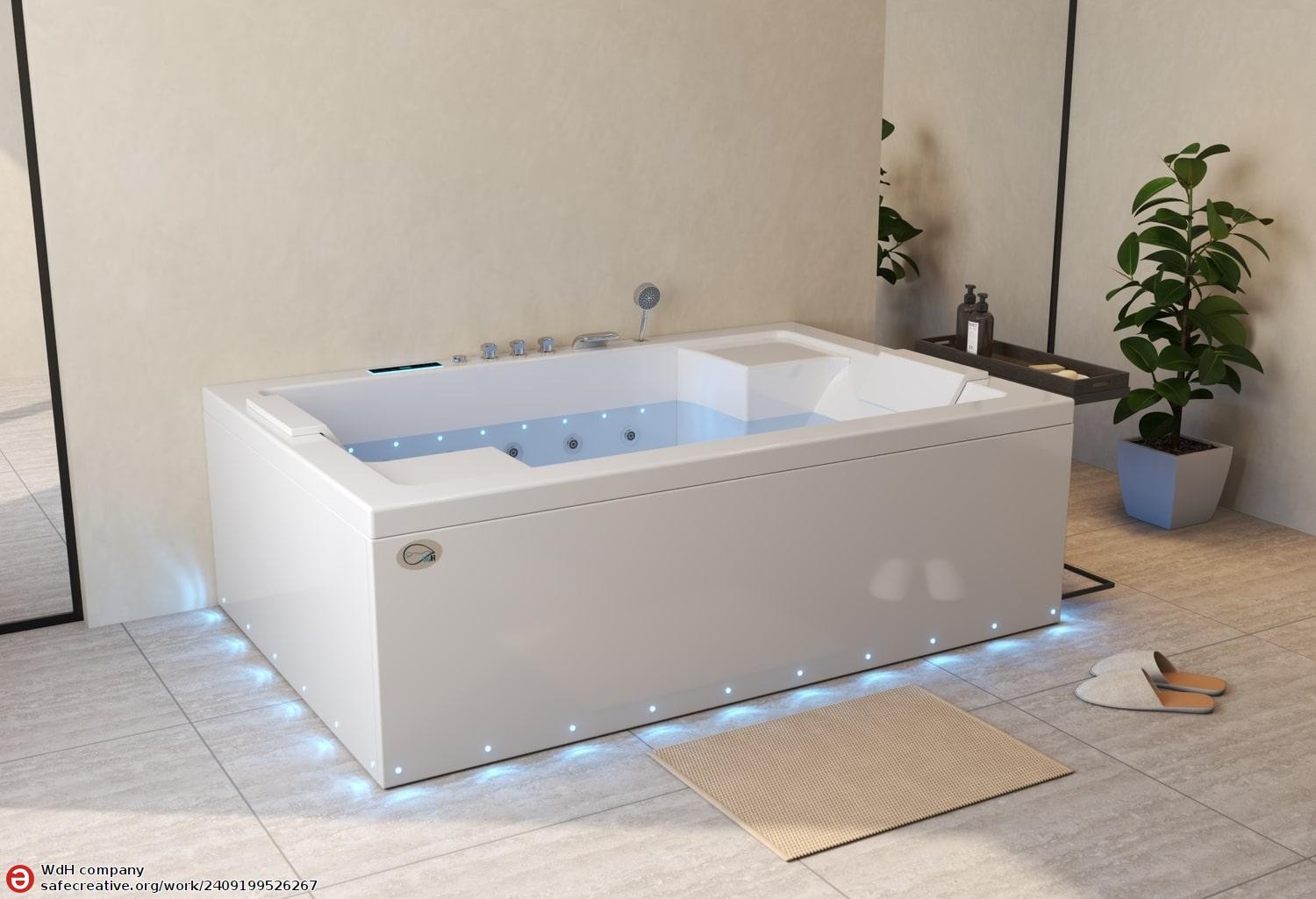 Baignoire balnéo jacuzzi ITACA