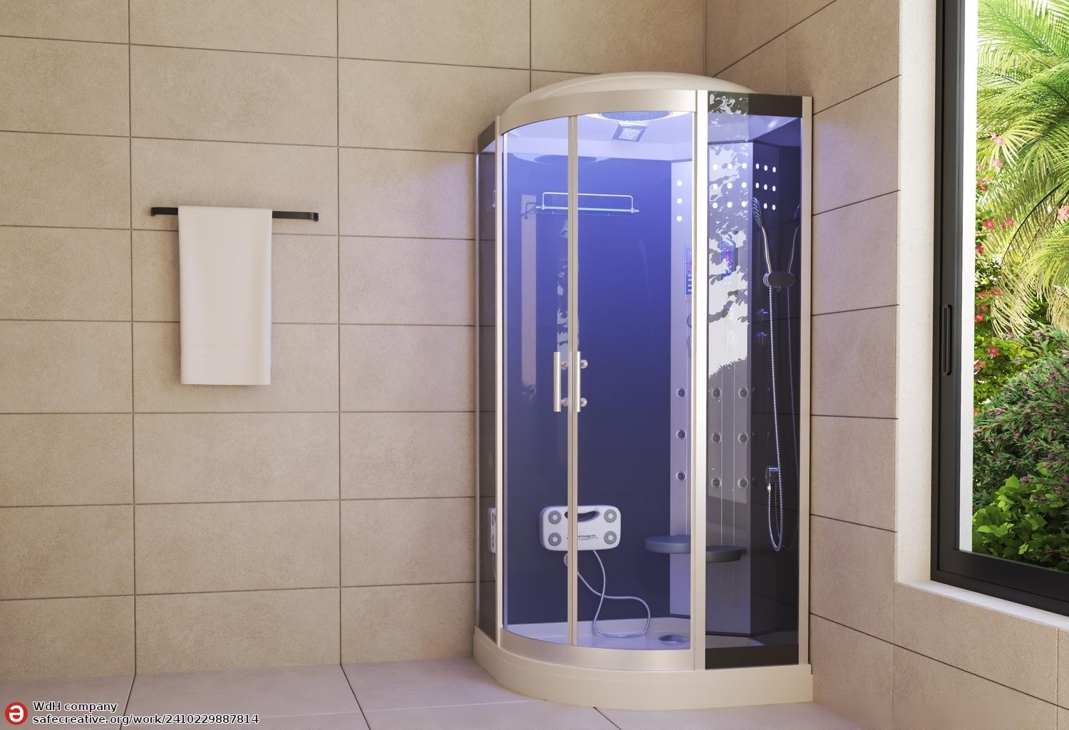 Cabine de douche hydromassage Luxury ARIA