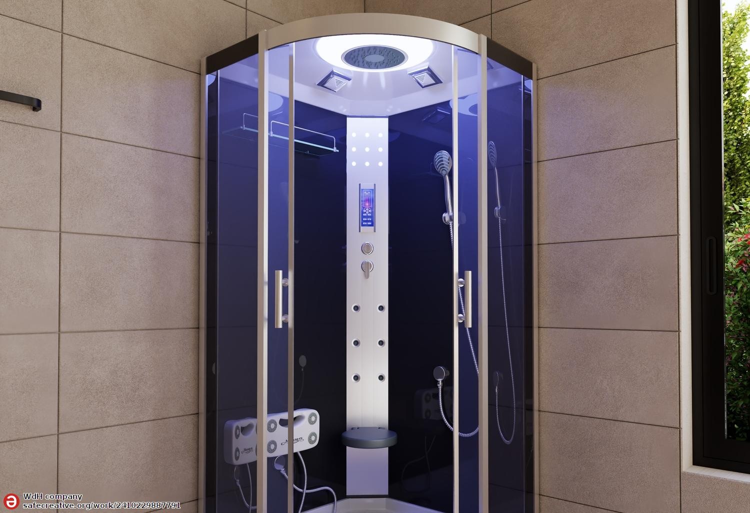 Cabine de douche hydromassage Luxury ARIA