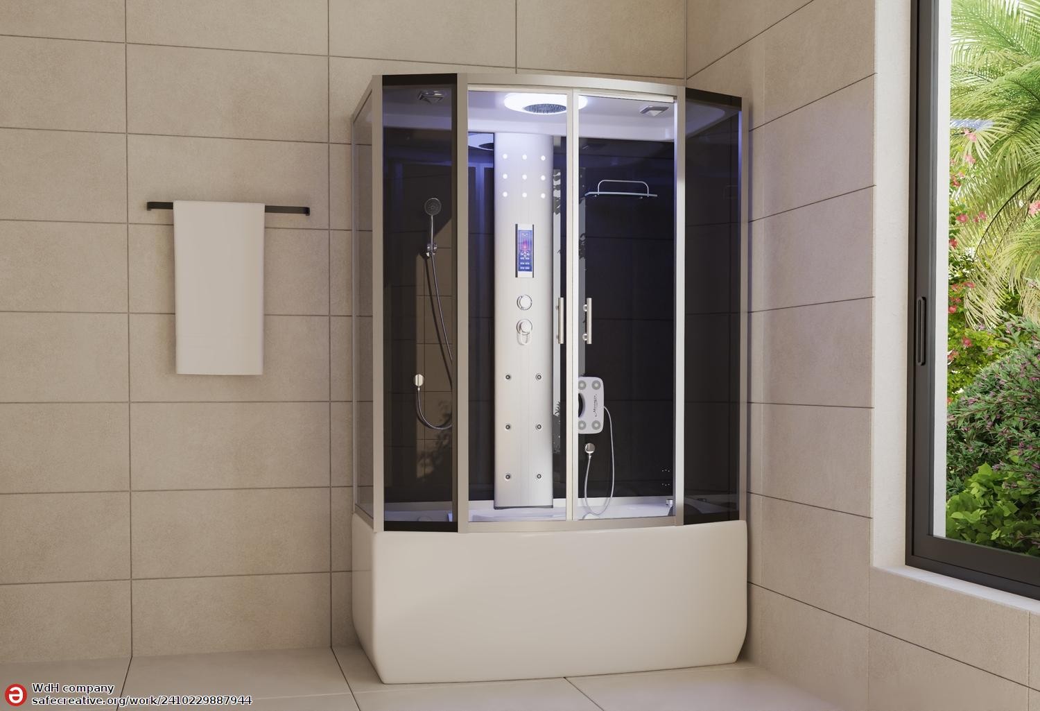 Cabine de douche hydromassage Luxury MAYA