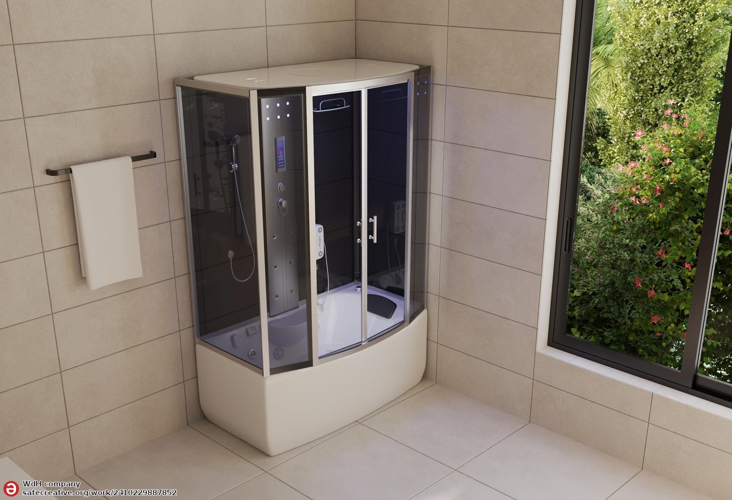 Cabine de douche hydromassage Luxury MAYA