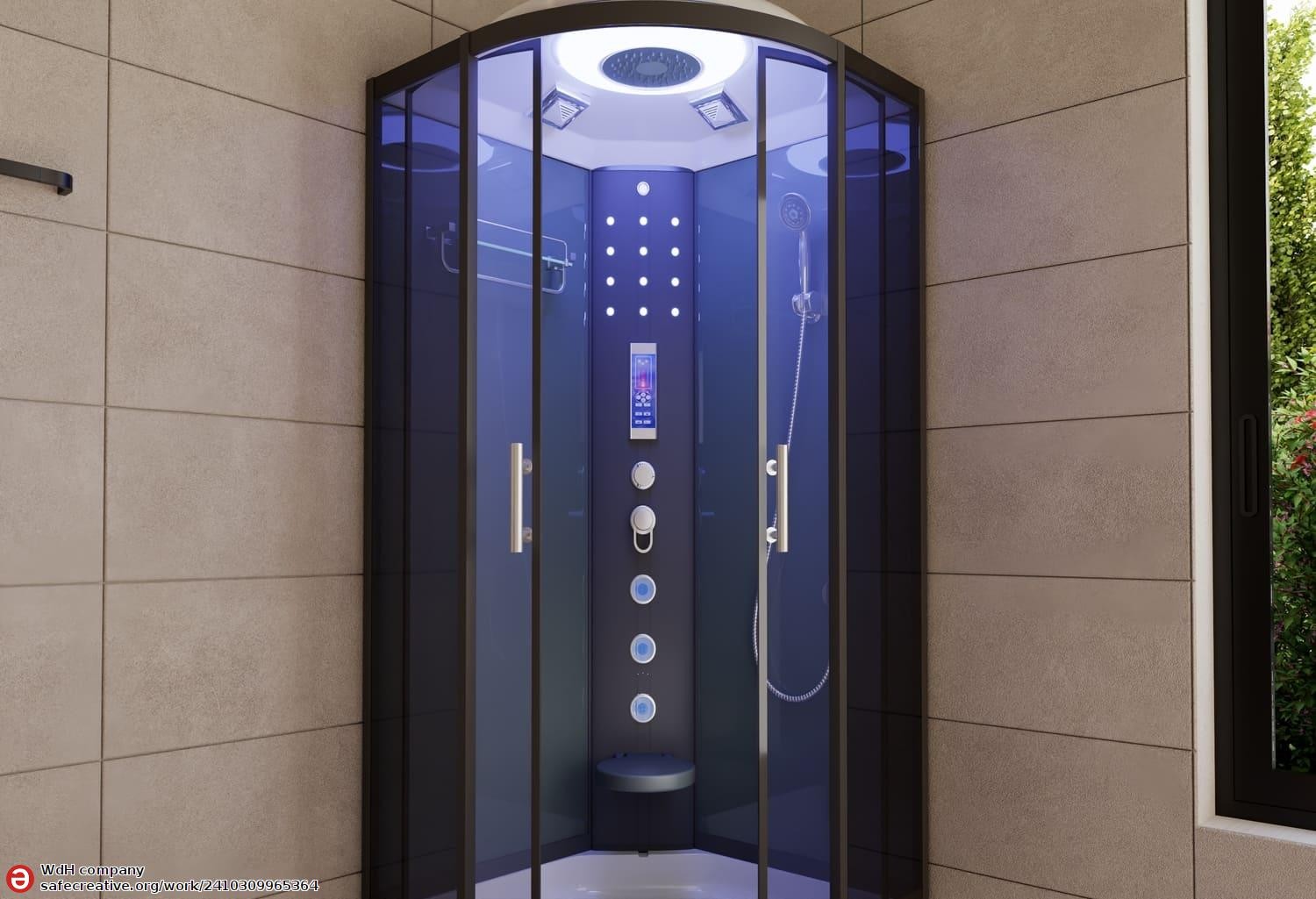 Cabine de douche hydromassage Luxury JADE