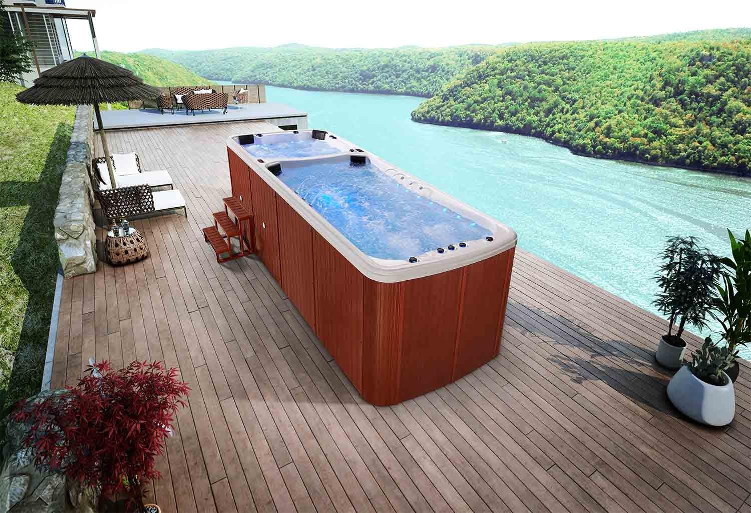 Piscine spa de nage AU-002